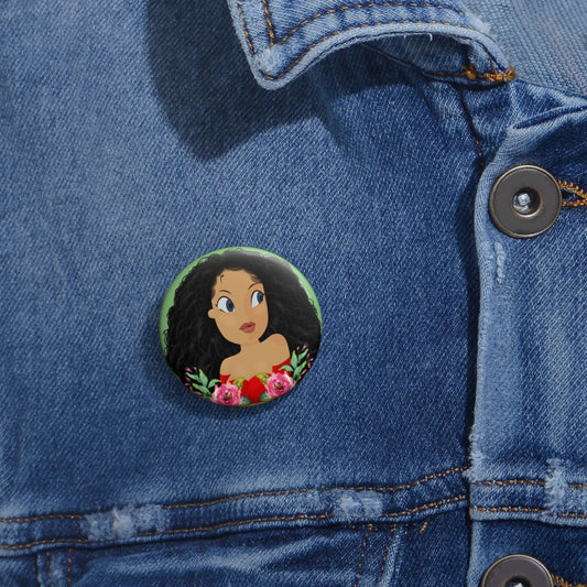"A Woman in Bloom" Pin