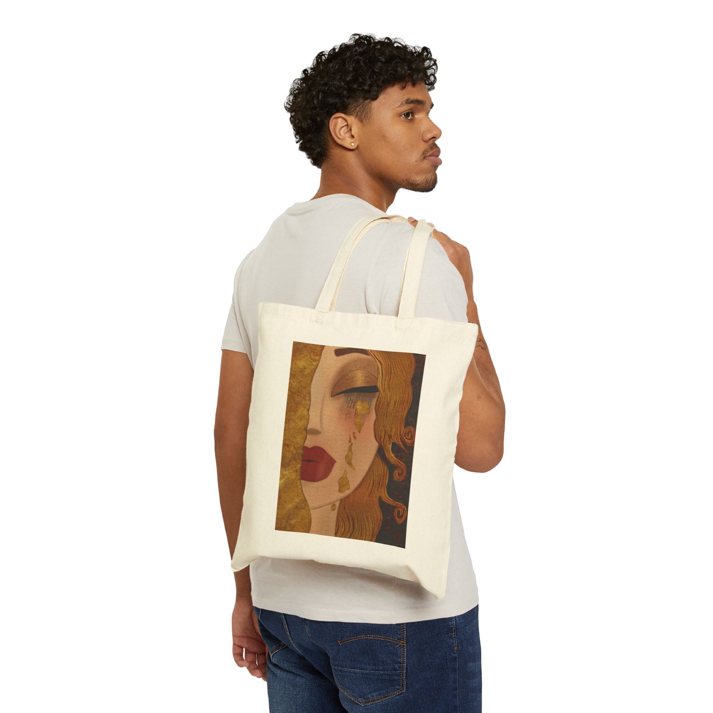 Golden Doll Tears Tote Bag