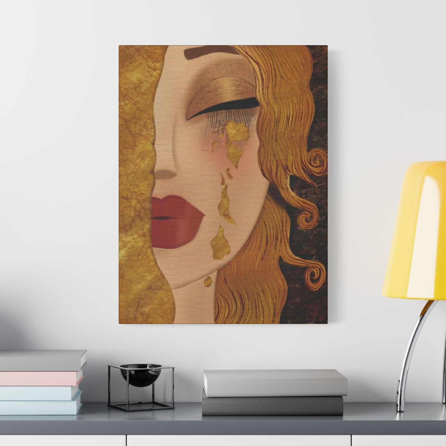 Golden Doll Tears, Stretched Canvas