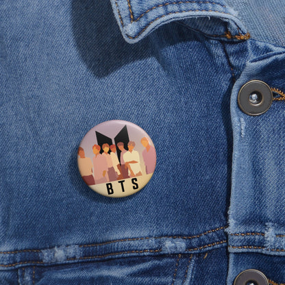 BTS Silhouette Pin