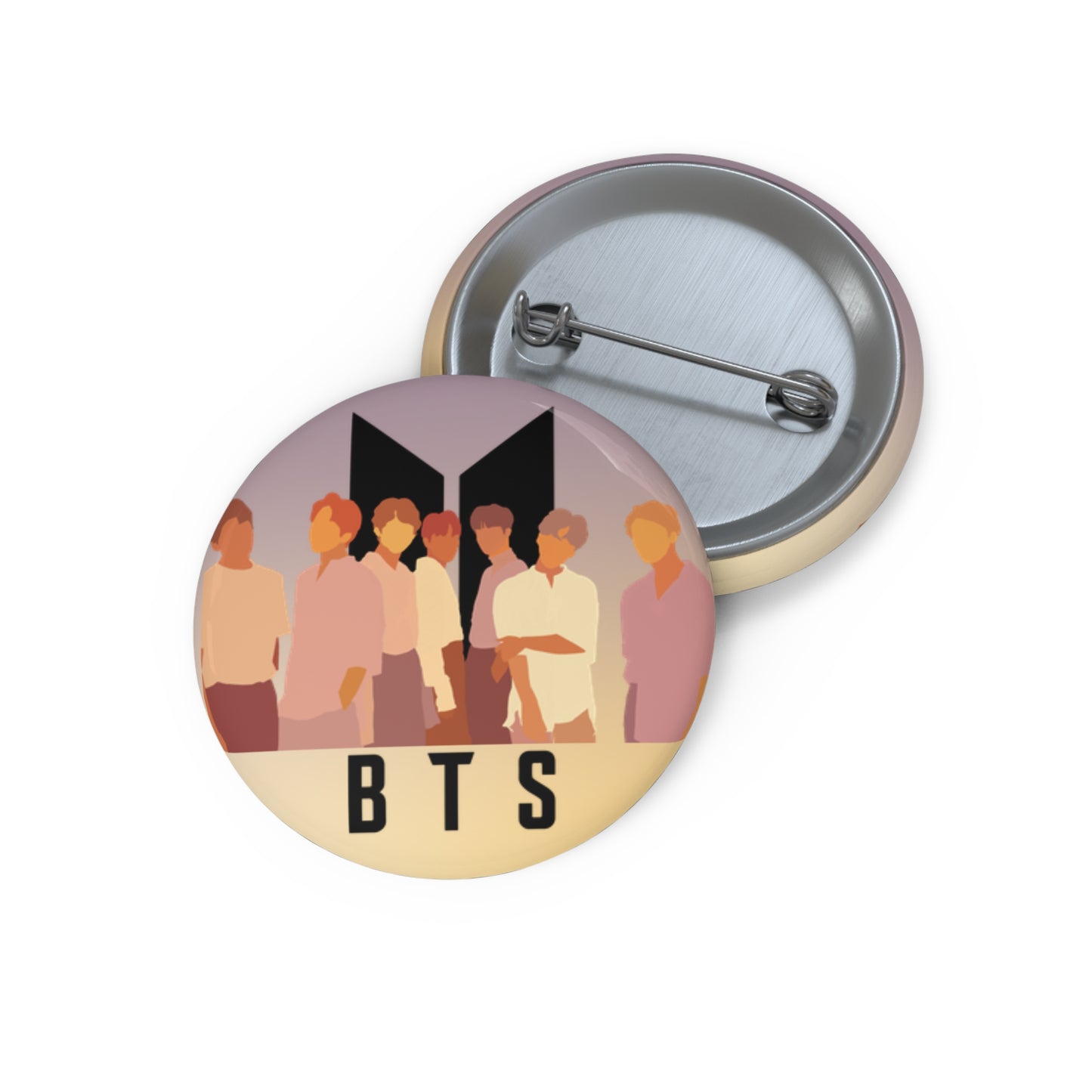 BTS Silhouette Pin