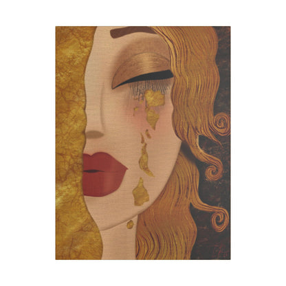 Golden Doll Tears, Stretched Canvas