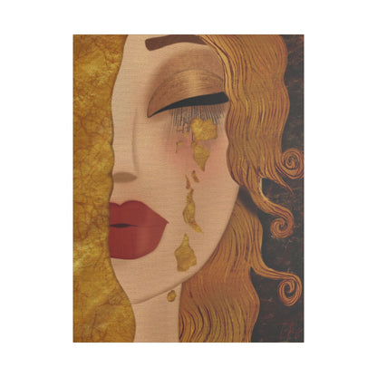 Golden Doll Tears, Stretched Canvas