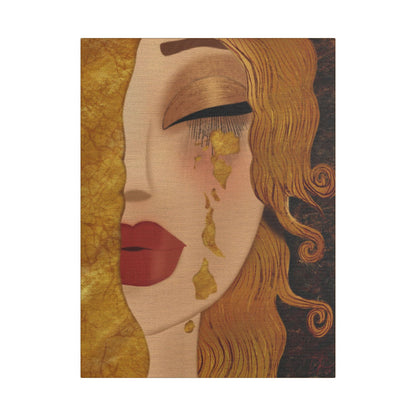 Golden Doll Tears, Stretched Canvas