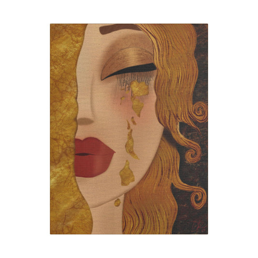 Golden Doll Tears, Stretched Canvas