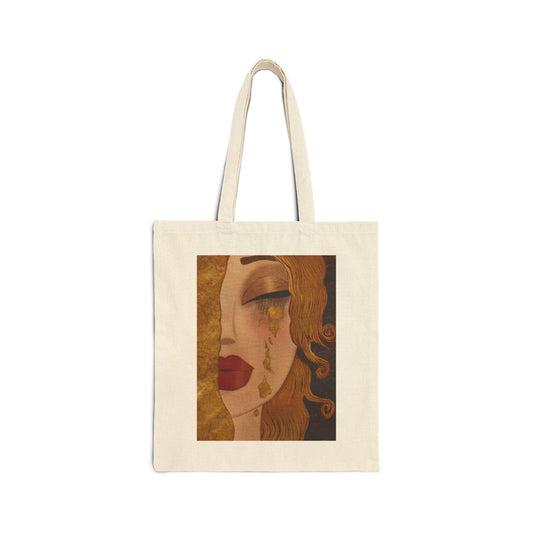 Golden Doll Tears Tote Bag