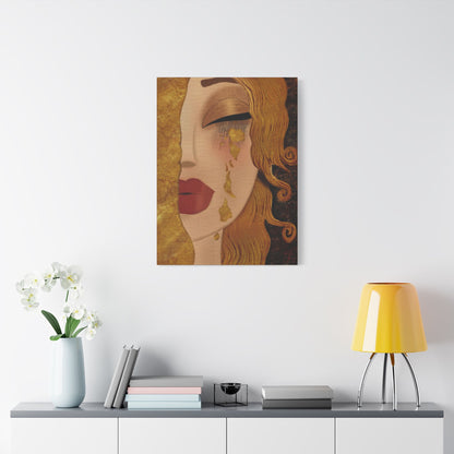 Golden Doll Tears, Stretched Canvas