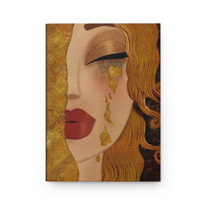 "Golden Doll Tears" Hardcover Journal