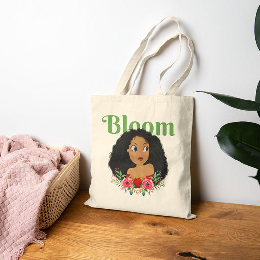 "A Woman in Bloom" Tote Bag